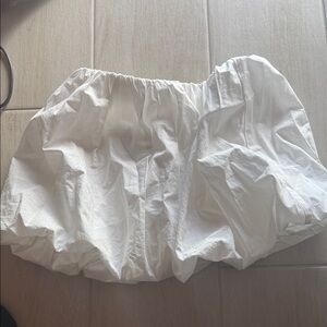 White Puffy Skirt - Sunday best